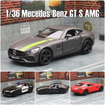 Mercedes-Benz GT S AMG 1:36 Scale Model Car Alloy Diecast Toy Vehicle Collection