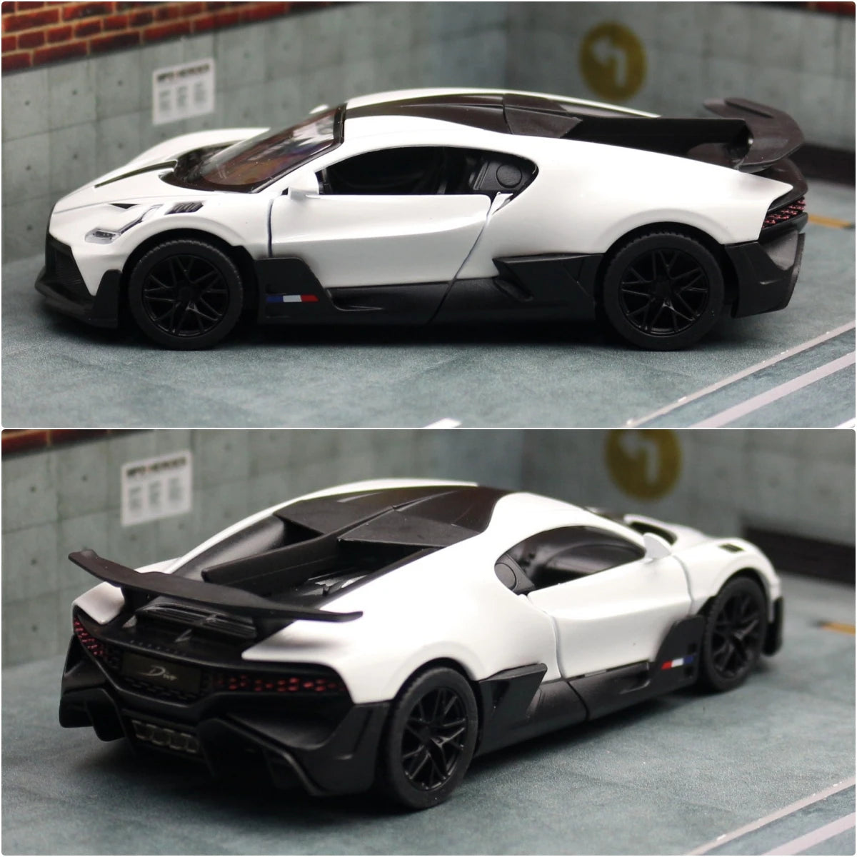 Bugatti Divo 1:38 Scale Model Car Alloy Diecast Toy Vehicle Gift Collection