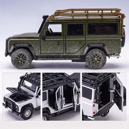 Land Rover Defender 110 Adventure 1:32 Model Car Metal Diecast Toy Vehicle Gift