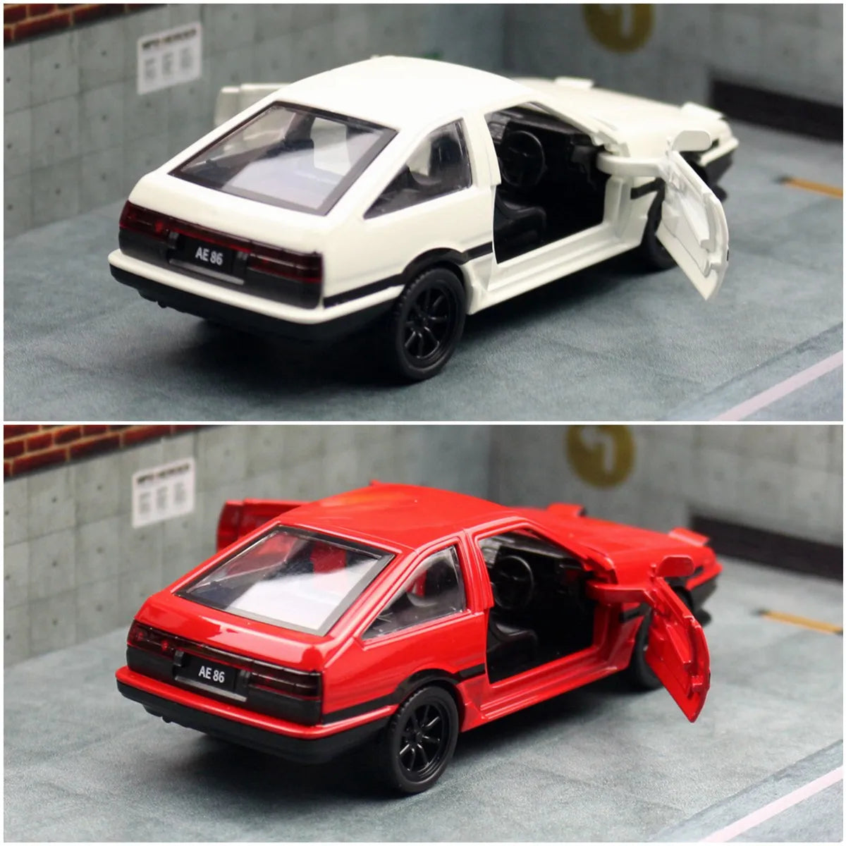 TOYOTA Trueno AE86 1:37 Scale Model Car Metal Diecast Toy Vehicle Collection