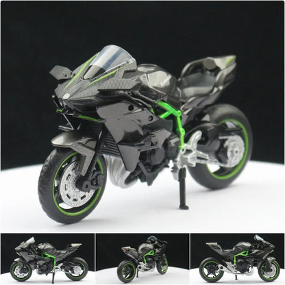 Kawasaki Ninja H2R 1:18 Scale Model Motorcycle Toy Bike Vehicle Gift Collection