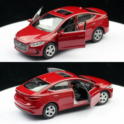 Hyundai Elantra 1:36 Scale Model Car Alloy Diecast Toy Vehicle Gift Collection