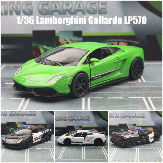 Lamborghini Gallardo 1:36 Scale Model Car Metal Diecast Toy Vehicle Collection