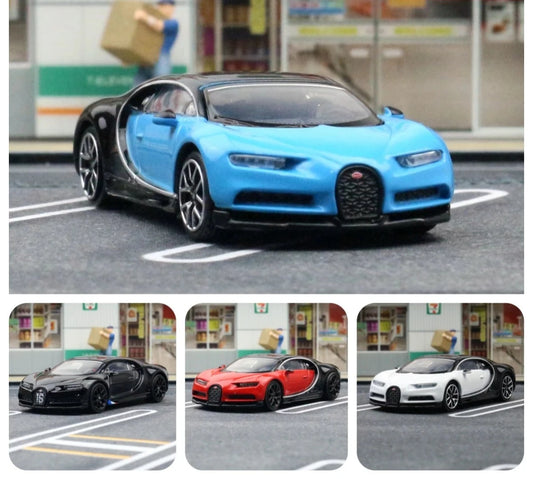 Bugatti Chiron 1:64 Scale Model Car Metal Diecast Toy Vehicle Gift Collection