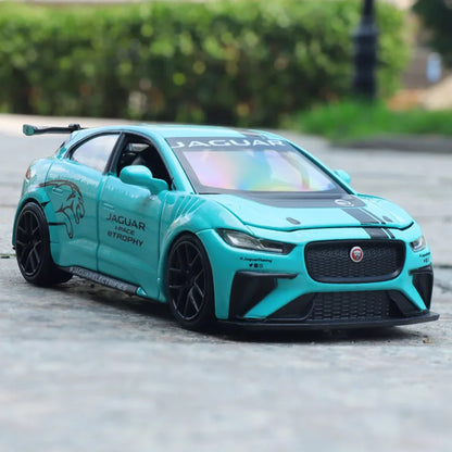 Jaguar I-Pace eTROPHY 1:32 Scale Model Car Metal Diecast Toy Vehicle Collection