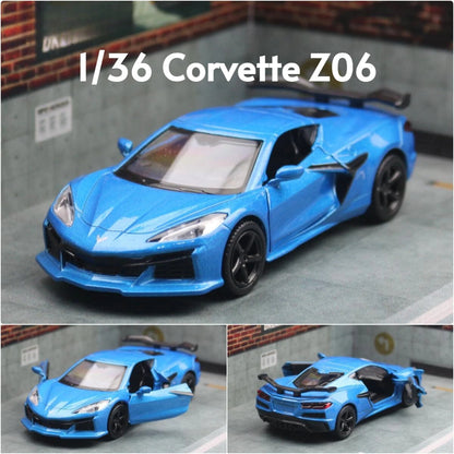 Chevrolet Corvette Z06 1:36 Scale Model Car Diecast Toy Vehicle Gift Collection