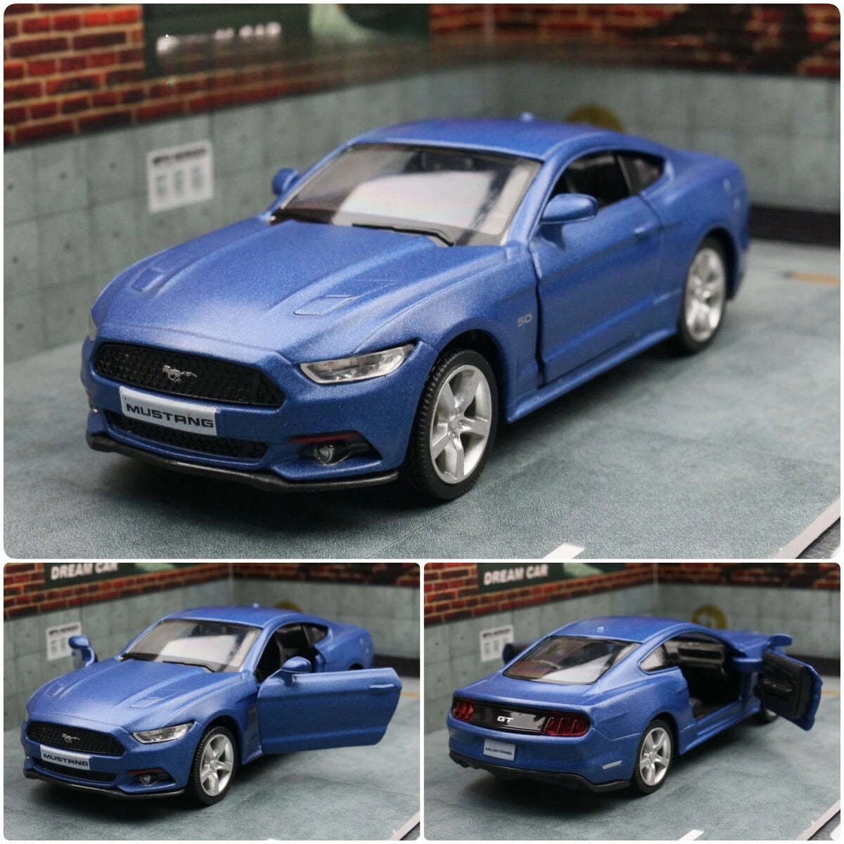 Ford Mustang GT 1:36 Scale Model Car Alloy Diecast Toy Vehicle Gift Collection