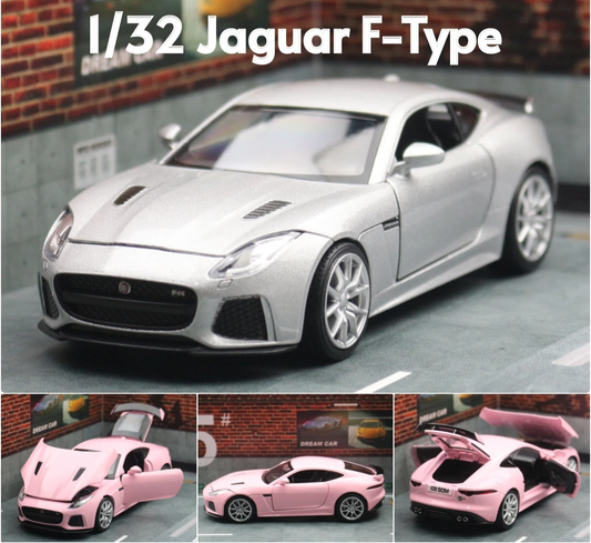 Jaguar F-Type 1:32 Scale Model Car Metal Diecast Toy Vehicle Gift Collection