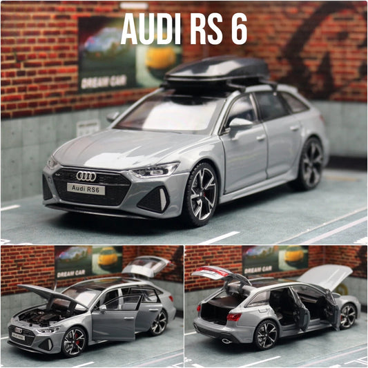 Audi RS6 Avant 1:32 Scale Model Car Metal Diecast Toy Vehicle Gift Collection