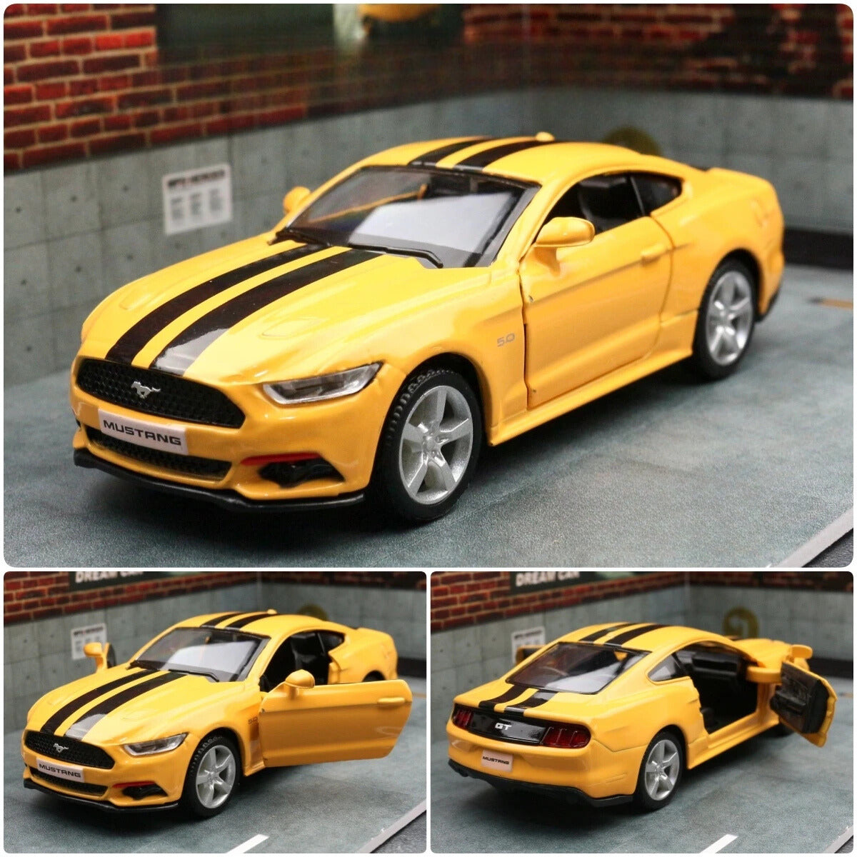 Ford Mustang GT 1:36 Scale Model Car Alloy Diecast Toy Vehicle Gift Collection