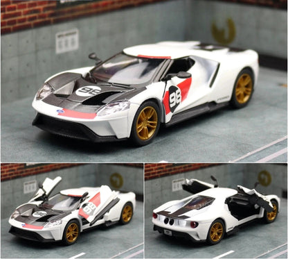 Ford GT 1:38 Scale Model Car Metal Alloy Diecast Toy Vehicle Gift Collection