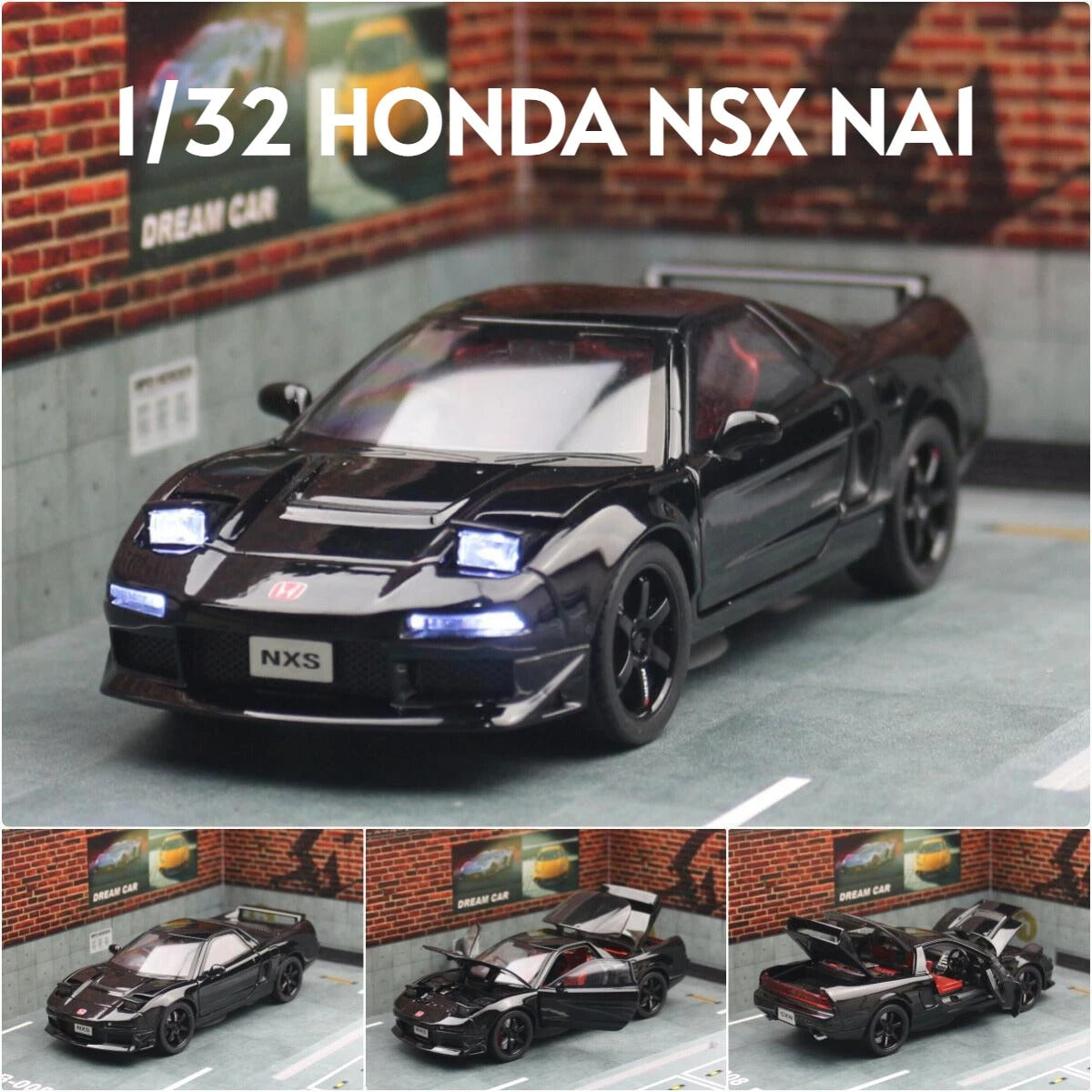 Honda NSX Type-R 1:32 Scale Model Car Metal Diecast Toy Vehicle Gift Collection