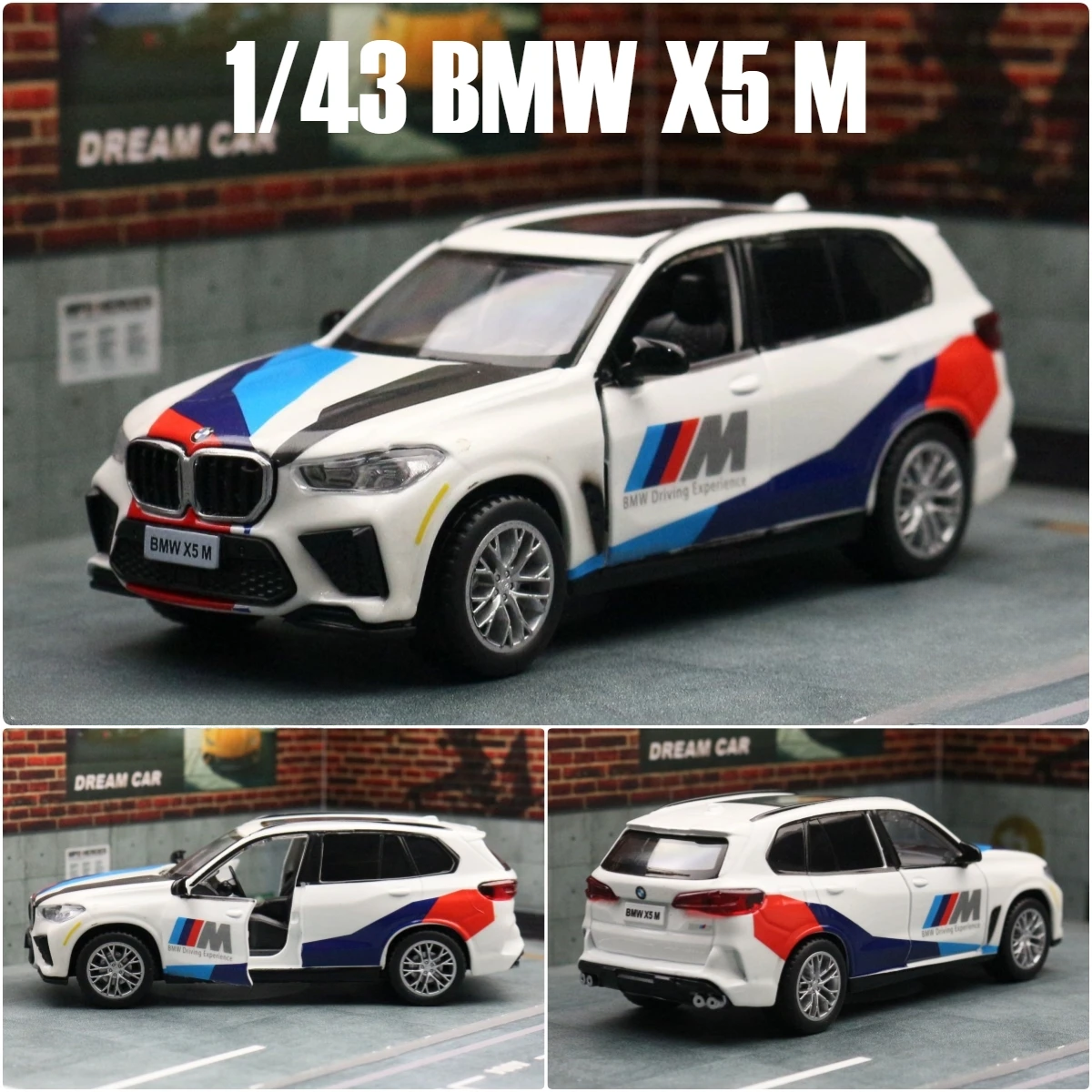 BMW X5 M 1:43 Scale Model Car Alloy Metal Diecast Toy Vehicle Gift Collection