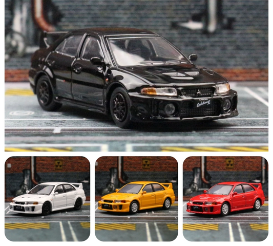 Mitsubishi Lancer EVO 5 V 1:64 Scale Model Car Metal Diecast Vehicle Collection