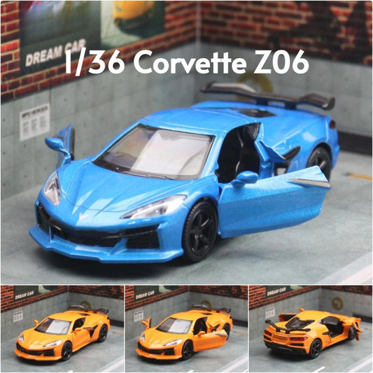 Chevrolet Corvette Z06 1:36 Scale Model Car Diecast Toy Vehicle Gift Collection