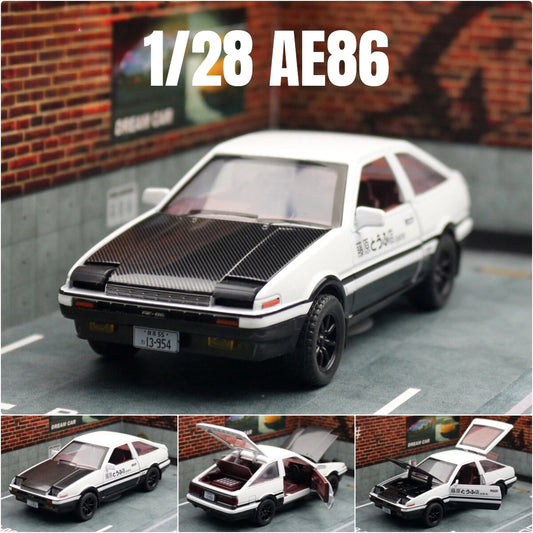 TOYOTA Trueno AE86 Initial D 1:32 Scale Model Car Metal Diecast Toy Gift Vehicle