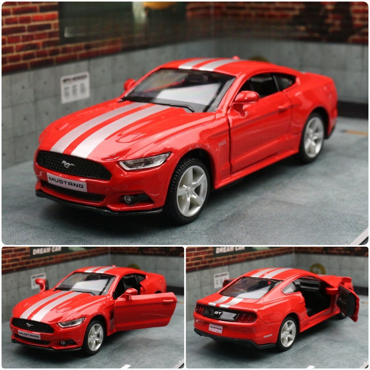 Ford Mustang GT 1:36 Scale Model Car Alloy Diecast Toy Vehicle Gift Collection